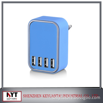 22.5w 5V4.5A 4 USB eu usb travel charger,CE,Rohs,Fcc,SAA certified